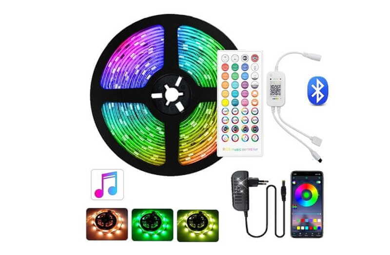 RGB LED pásek s Bluetooth -  5m