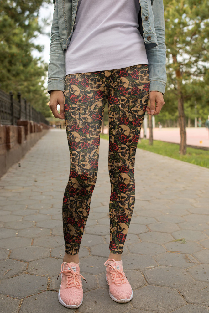 Dámské legíny – Skulls