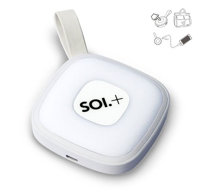 Dotekové LED světlo do tašky s Power Bank nabíječkou mobilů - SOI.+2000 white