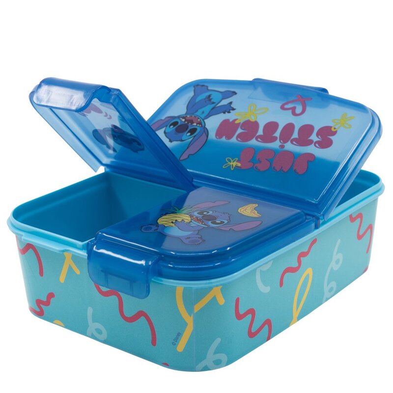 Sendvičový box s více přihrádkami - Stitch