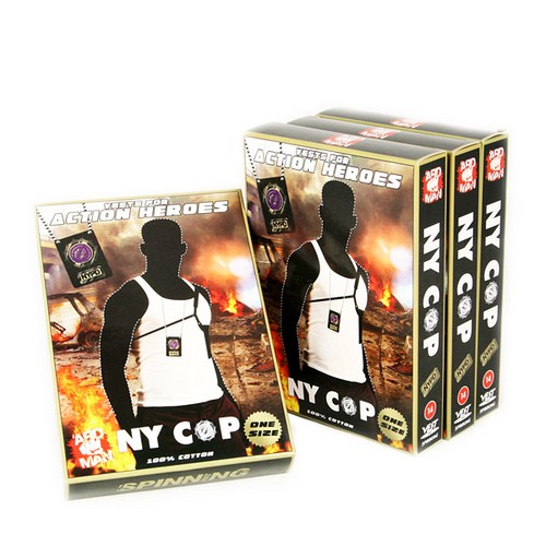 Nátělník pro hrdiny - SPINNING HAT Hero Vest NY cop