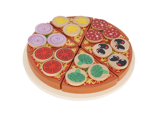 Dřevěná pizza - sada