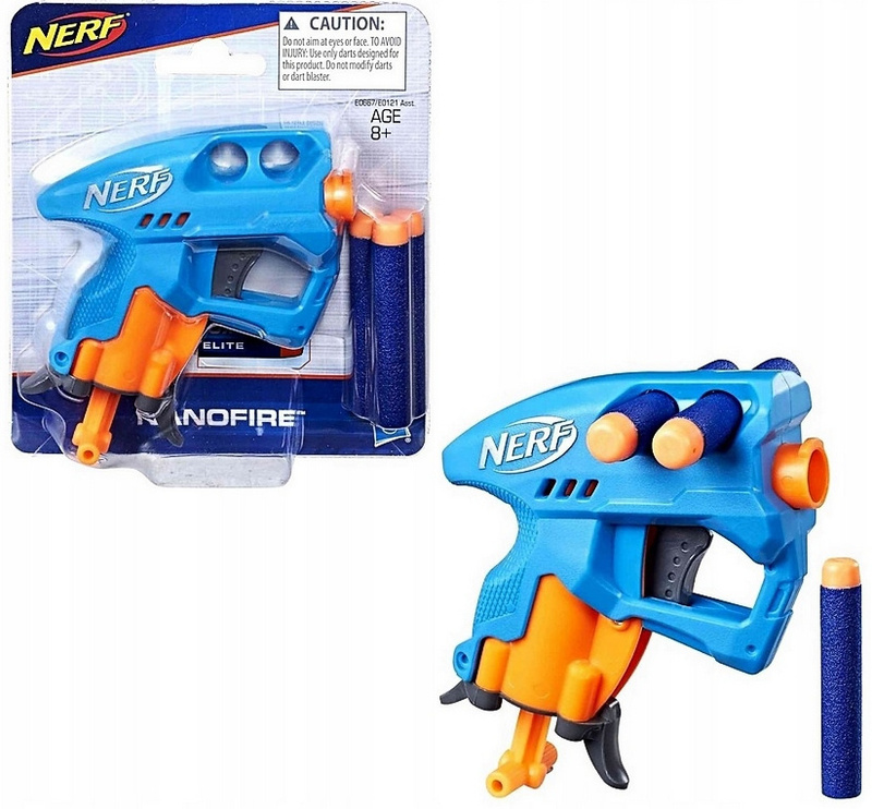 NERF Elite Nanofire set blaster + 3 šipky - HASBRO