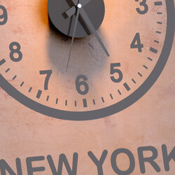 Sada 3ks nástěnných hodin 26489 World Clock