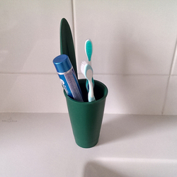 Stojánek na tužky J-ME Lid Pot (BiC), zelený