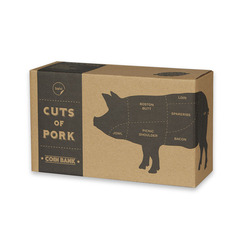 Porcelánová pokladnička Cuts of Pork 27298