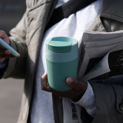 Hrnek cestovní s hygienickým uzávěrem Sipp Travel Mug 81122, 340ml, zelený