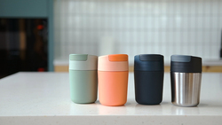 Hrnek cestovní s hygienickým uzávěrem Sipp Travel Mug 81125, 340ml, nerez