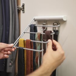 Organizér na pásky a kravaty Orderly 55005, ecru
