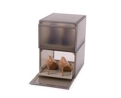 Úložné boxy na boty ShoeCase 55013, sada 2ks