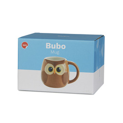 Hrnek Bubo 27560, 400ml, hnědý
