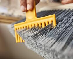 Smeták s nástěnným držákem CleanStore 65008, Stone