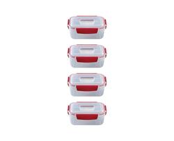 Dózy na potraviny Nest Lock 1000011, 1,1l, 4ks