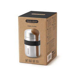 Nerezová termoska Food Flask BAM-FFB-S018 400ml Black
