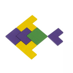 Dřevené logické puzzle