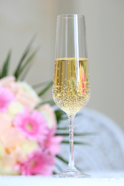 Luxusní dárek - sada křišťálových skleniček na sekt  NAIADA 200 ml