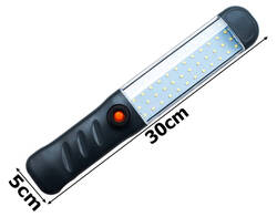 Výkonné dielenské svietidlo s 48 LED COB