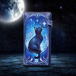 Modrá Peněženka The Witching Hour – Embosovaná peněženka 18,5 cm s čarodějnickým motivem od Anne Stokes