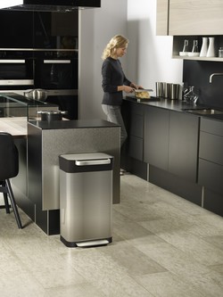 Odpadkový koš stlačovací - kompaktor Titan 30L Stainless-steel 30030