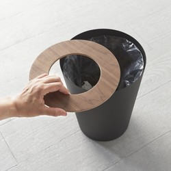 Odpadkový koš Rin 3198, kulatý, 10l, bílý