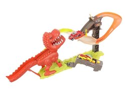 Odpalovací dráha dinosaurů + 2 auta